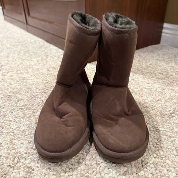 UGG Chocolate Shearling Boots - Picture 2 of 6